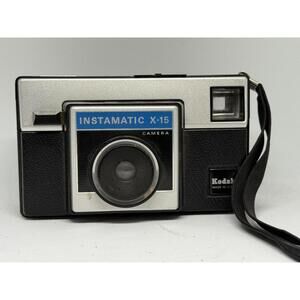 Kodak Instamatic X-15 Film Camera Vintage 1970 Untested